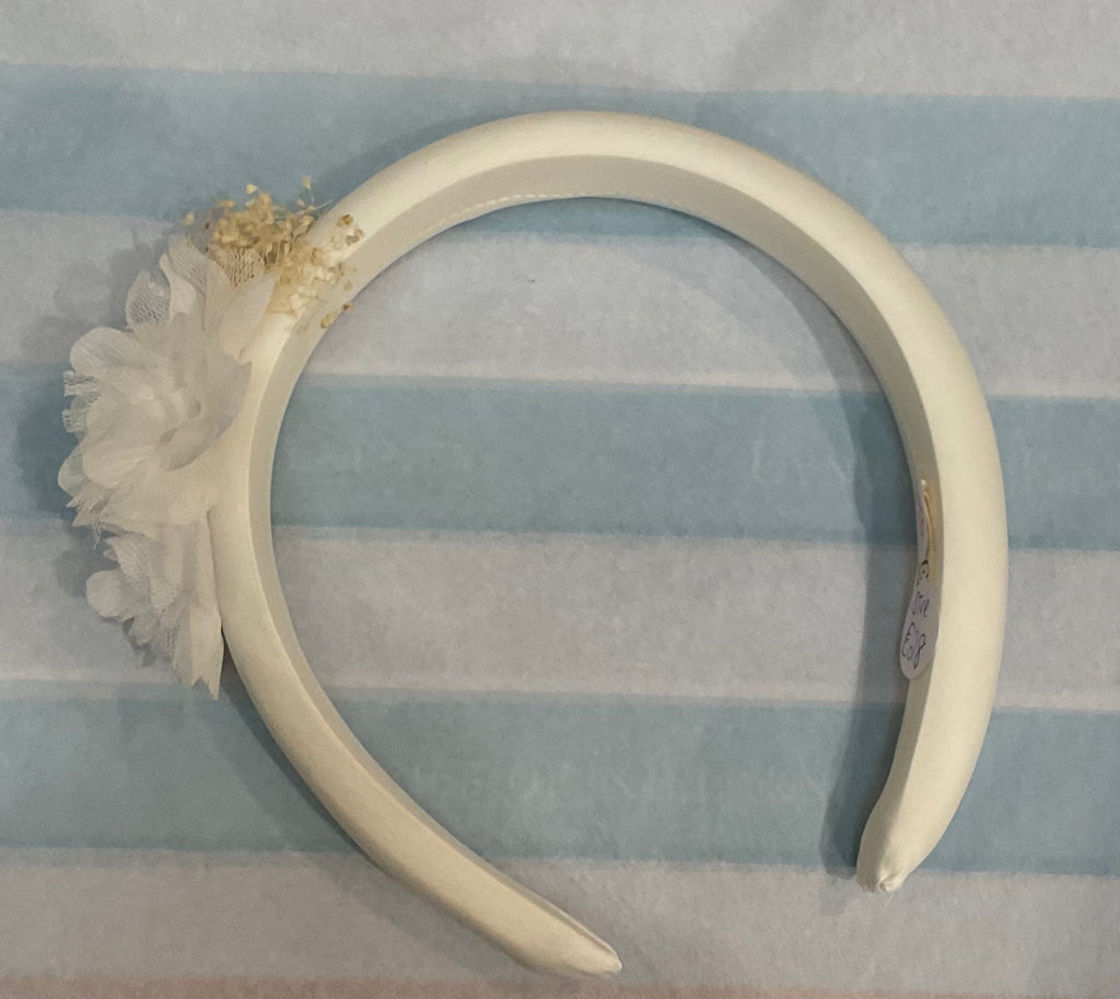 Siena white headband