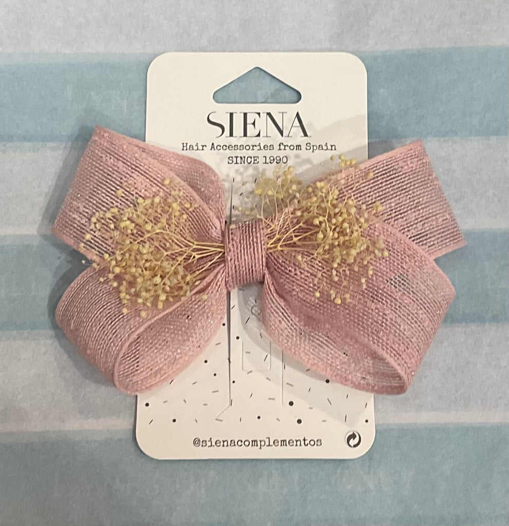 Siena pink bow