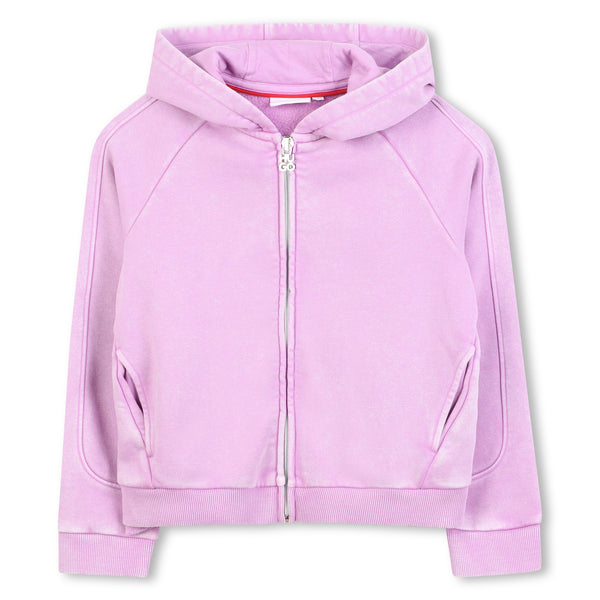 Girls Hugo Lilac Colour Hoodie G00516