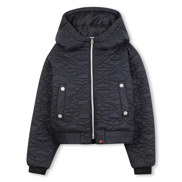 Girls Hugo Black Colour 100% Down Puffer Jacket G00525