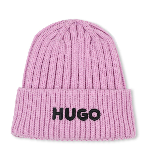 Hugo Logo Lilac Pull On Hat G00543