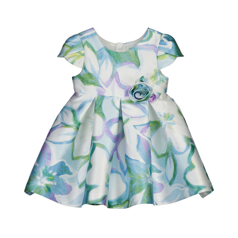 Abel & Lula baby stamp mikado dress 5013