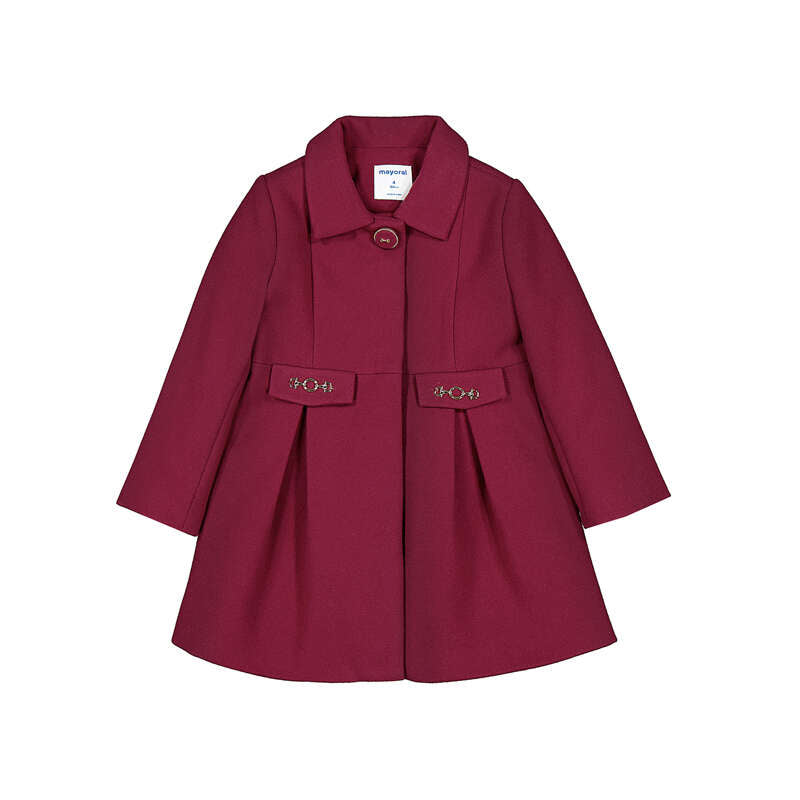 Mayoral Girls Raspberry Dress Coat 4413