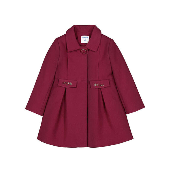 Mayoral Girls Raspberry Coat 4413