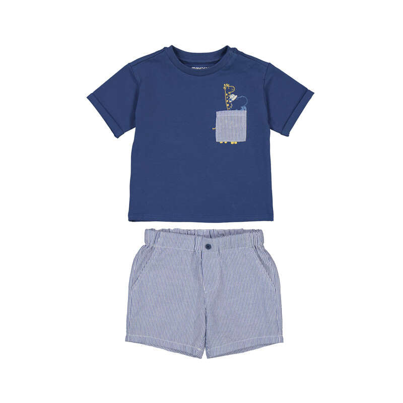 mayoral Boys capri Blue bermuda set 1228