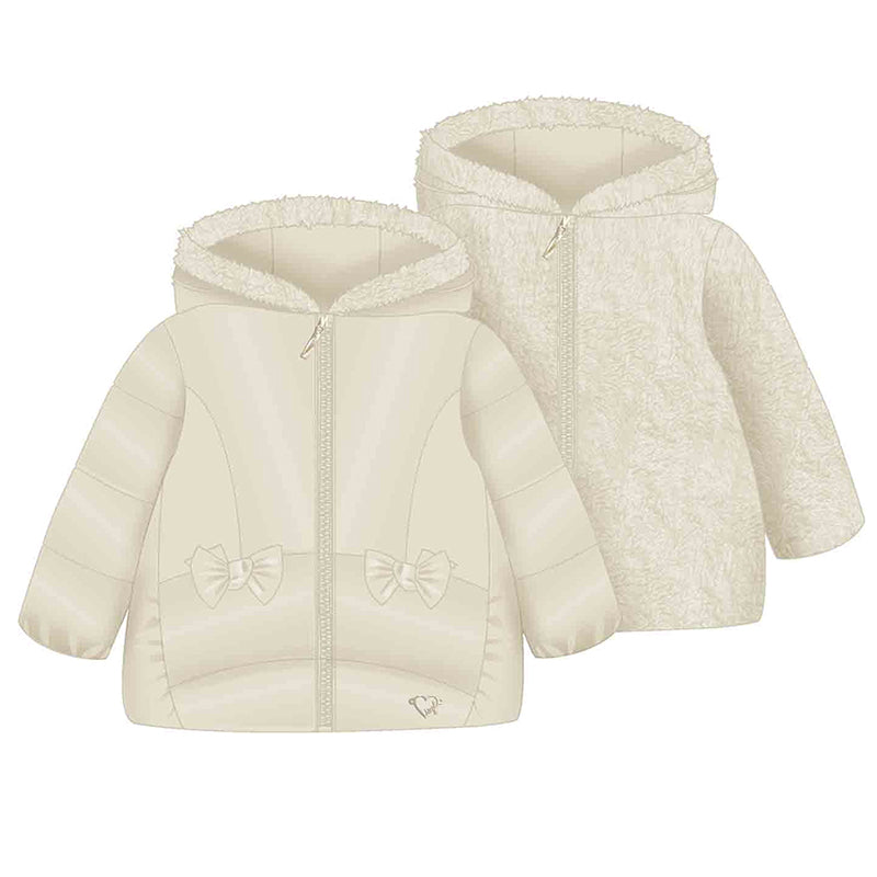 Mayoral Reversible faux fur jacket 2435