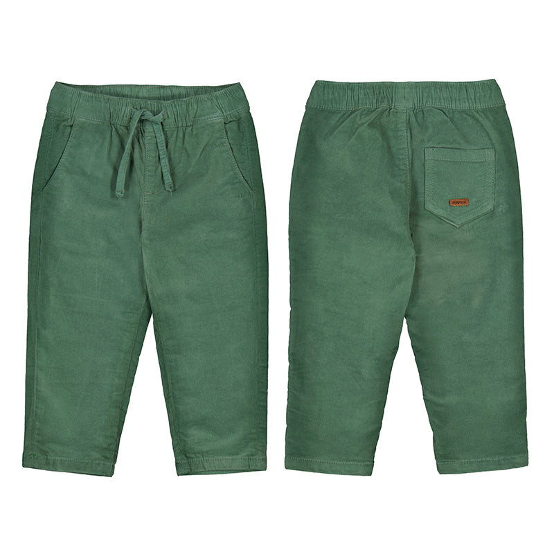 Mayoral Boys green cord lined trousers 2507