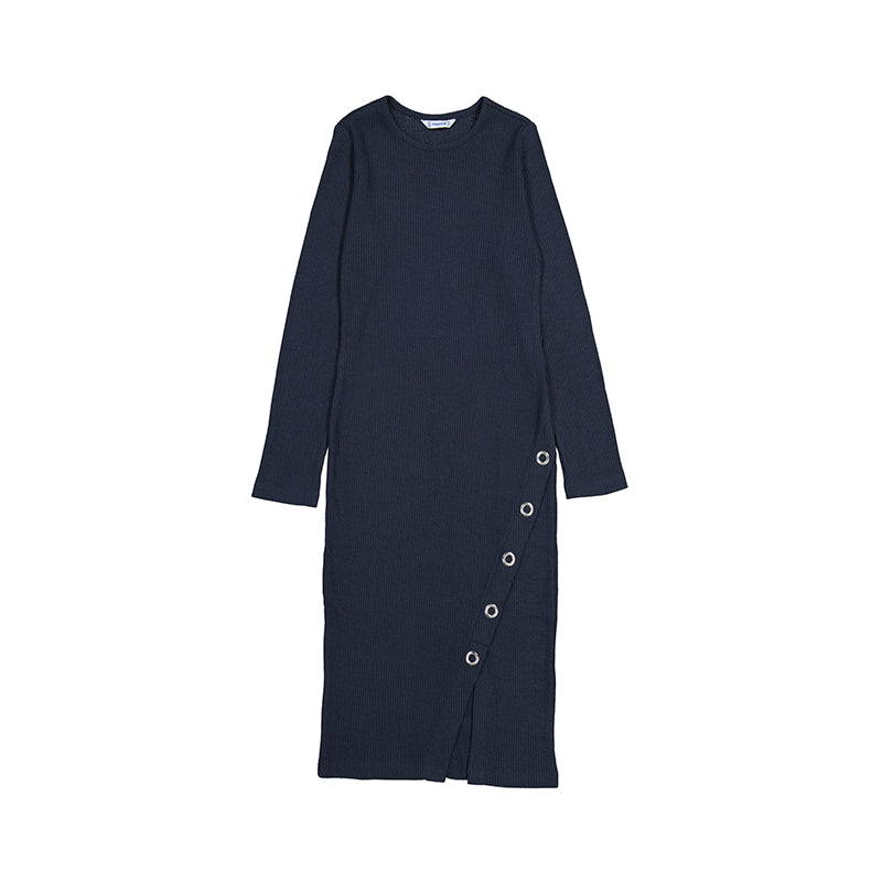 Mayoral teen girls ribbed midi dress