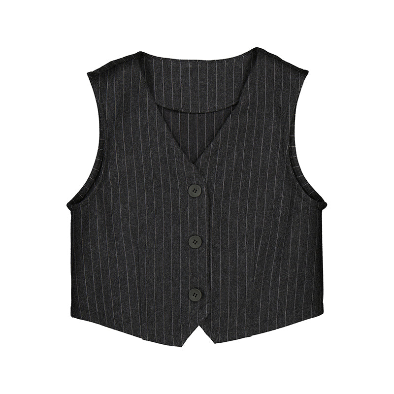 Mayoral teen pinstripe waistcoat