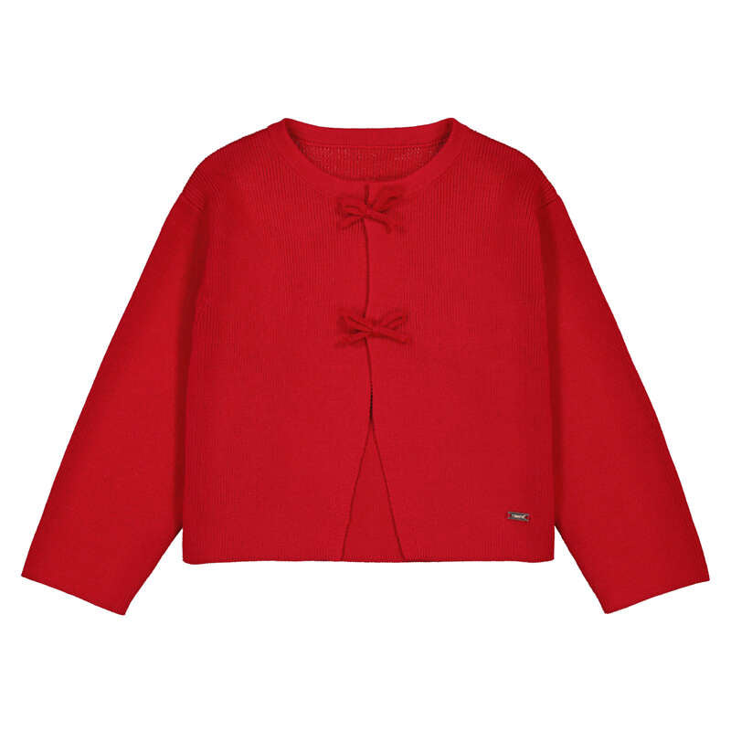 Mayoral red girls knit cardigan 1307