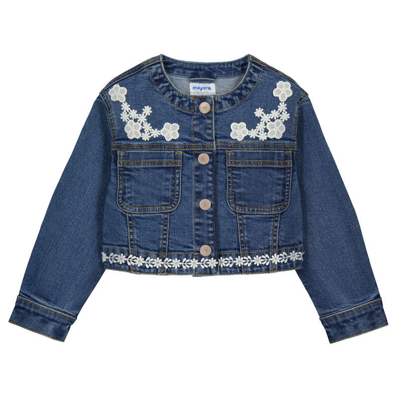 Mayoral girls denim jacket 3453