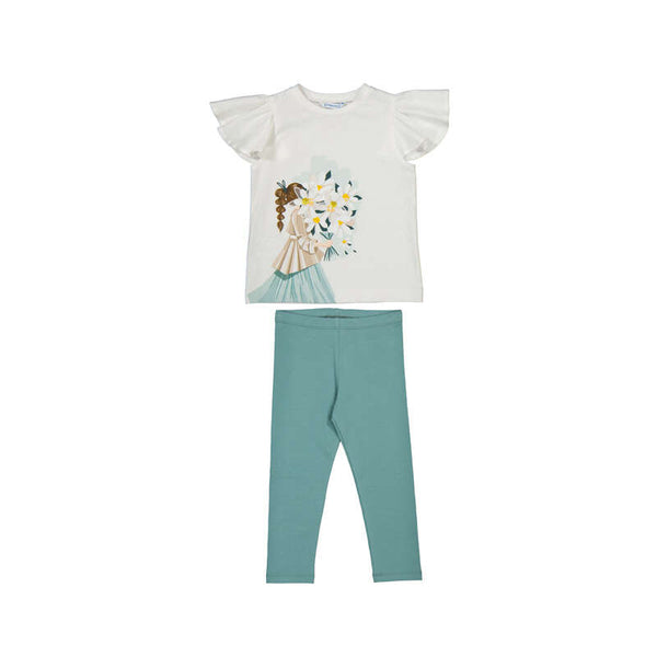 Mayoral girls legging set 3724