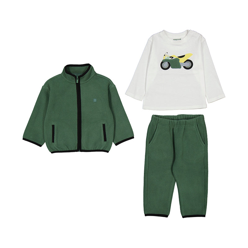 Mayoral 3piece green  set boys 2837