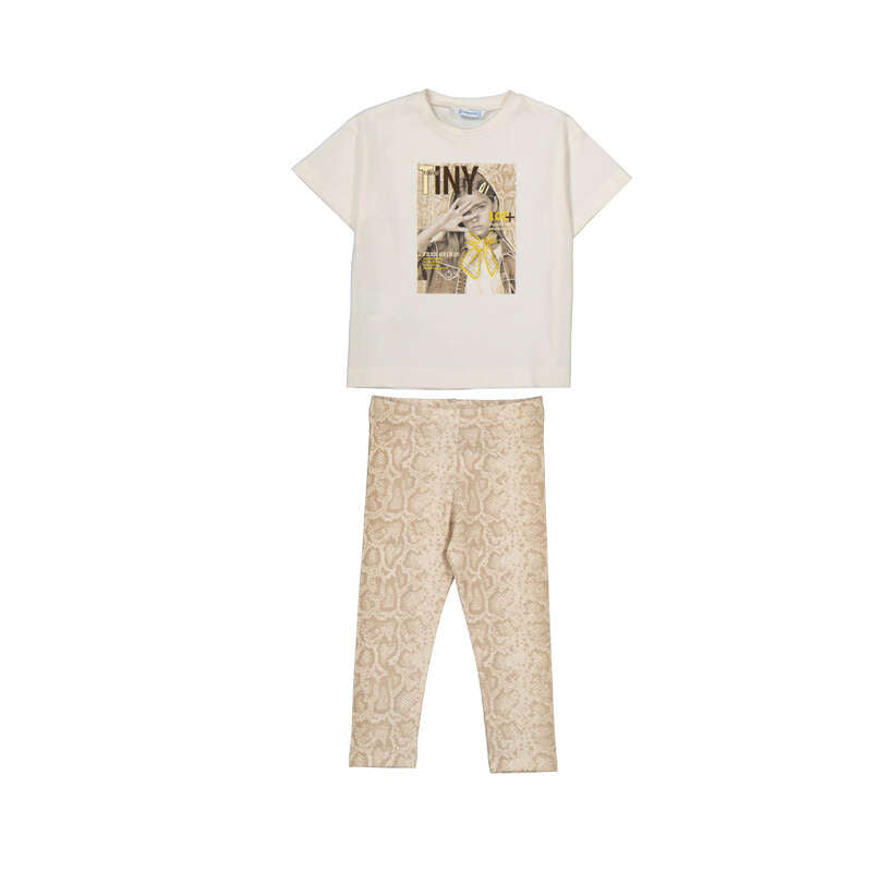 Mayoral girls legging set 3727