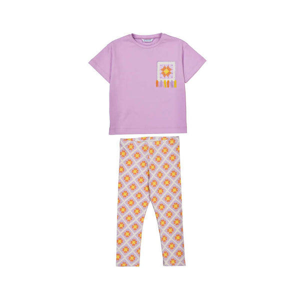 Mayoral girls legging set 3727