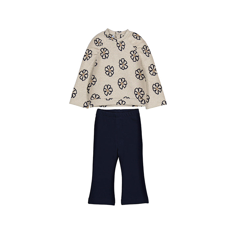 Mayoral girls pullover and leggings set 2742