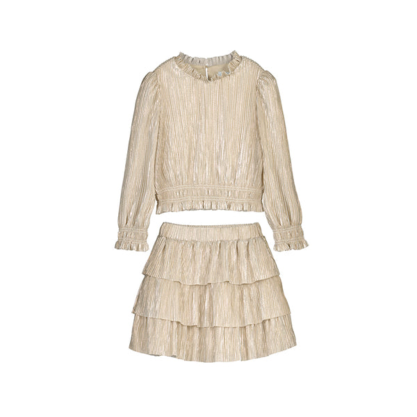Abel & Lula Top and skirt set 5541