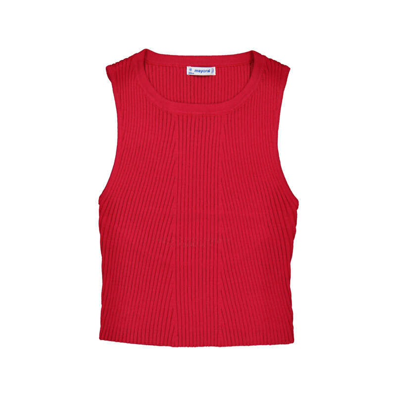 Mayoral teen girls knit top with back cut out 6026