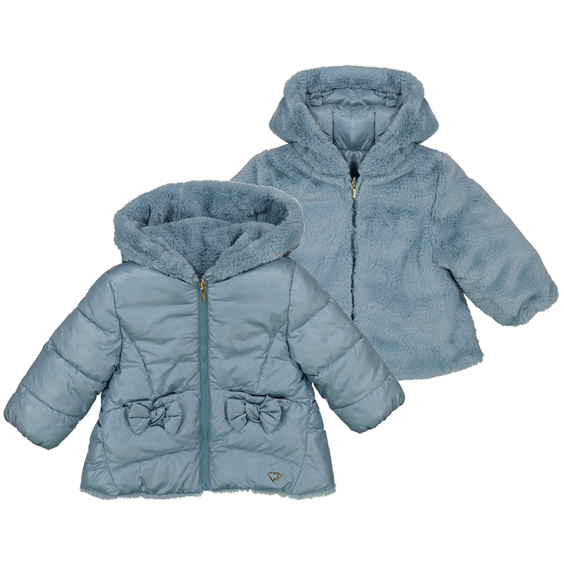 Mayoral Reversible faux fur jacket 2435