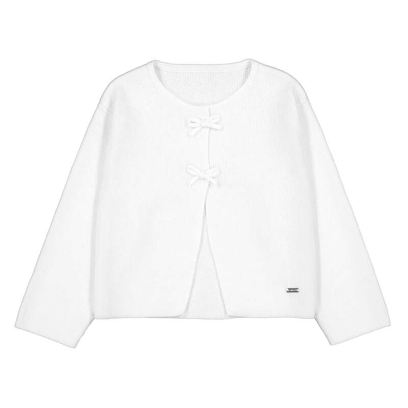 Mayoral white girls knit cardigan 1307