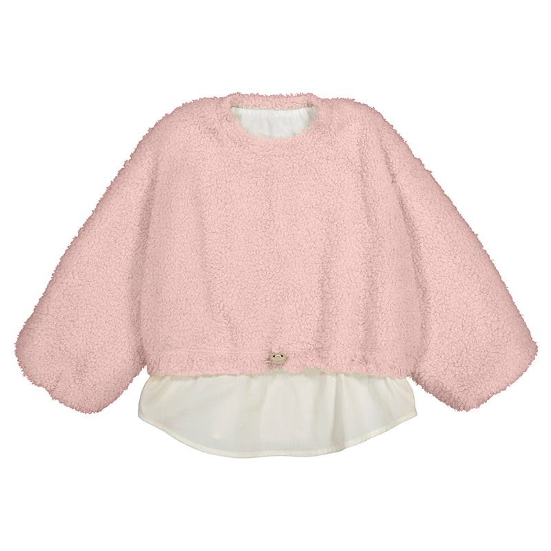 Mayoral Girls pink sweater with matching beige leggings 4431