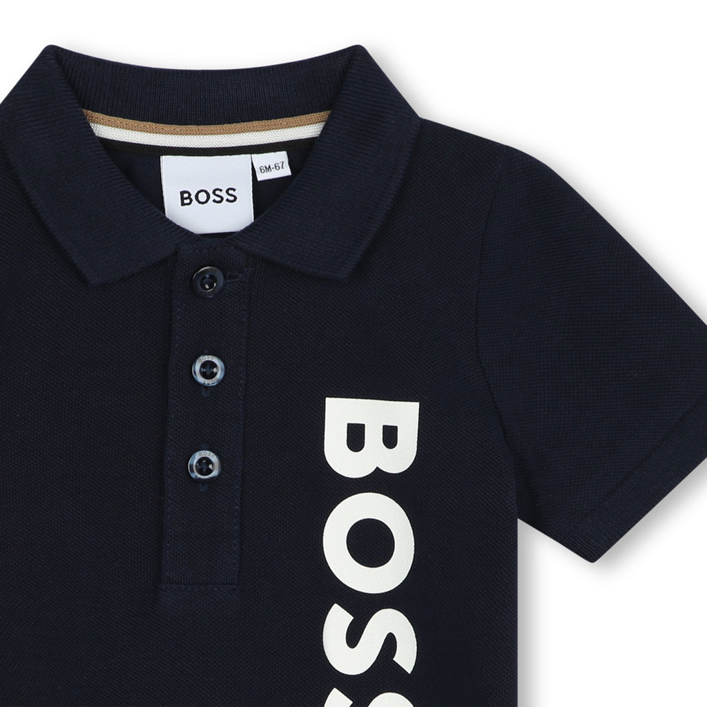 Boss Polo Shirt Navy