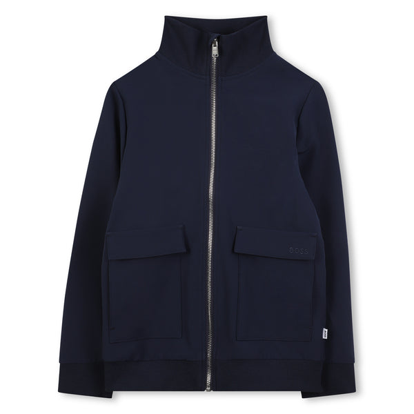 Boss Boys Navy Cardigan J52326