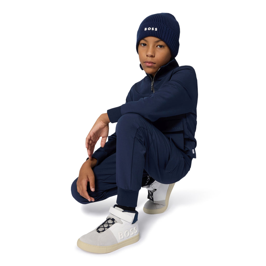 Boss Boys Navy Cardigan J52326