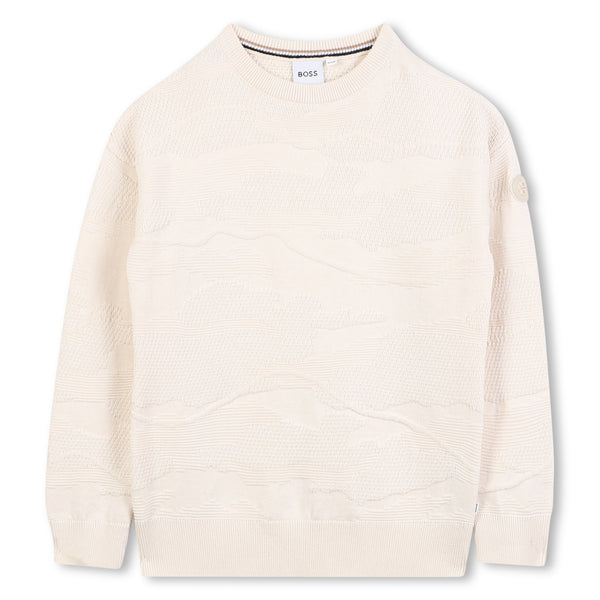 Boss Cream Jumper J52344