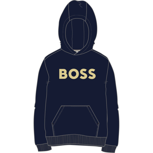 Boss Boys Navy Hoodie J52351