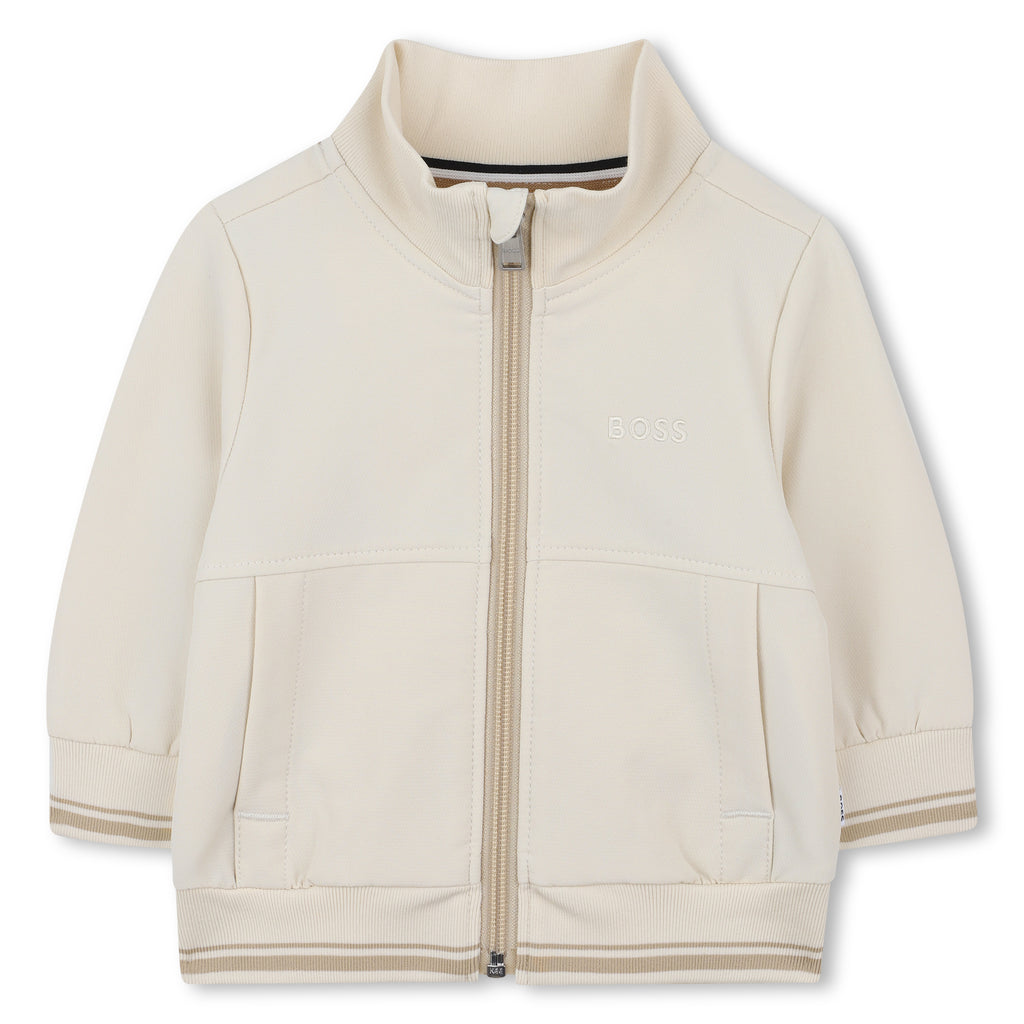 Boss Boys Sand colour cardigan J52442