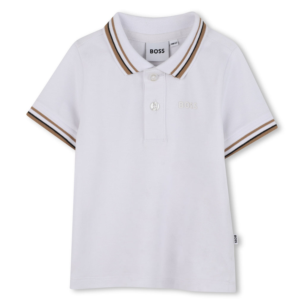 Boss white polo shirt J52454