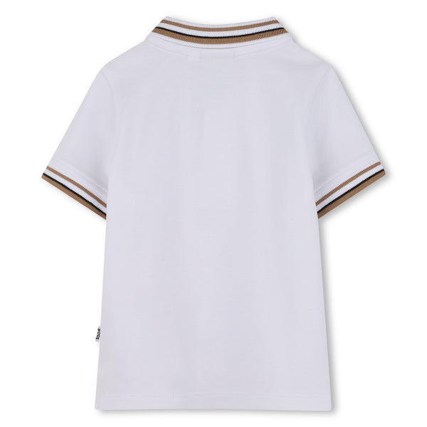 Boss white polo shirt J52454