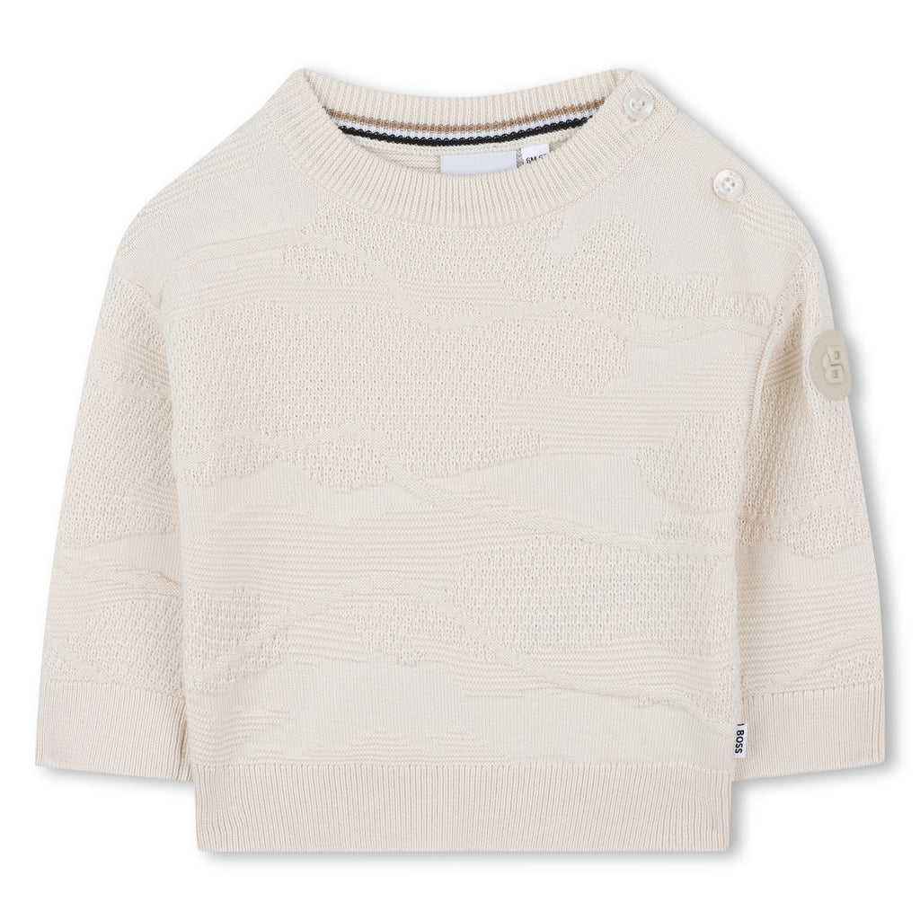 Boss cream jumper J52460