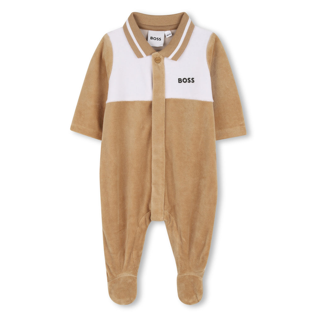 Boss Cookie Velour Babygrow J52522