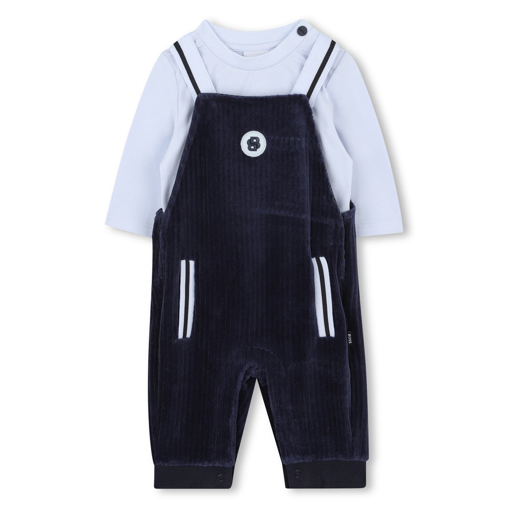 Boss Boys Dungaree Set J52540