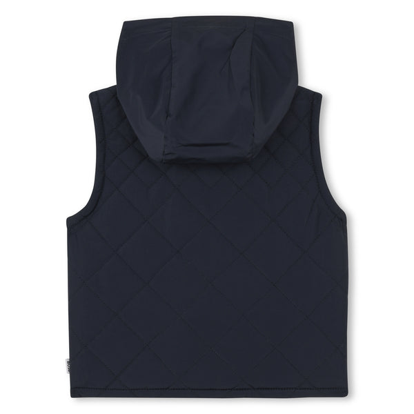Boss Navy sleeveless jacket J52861