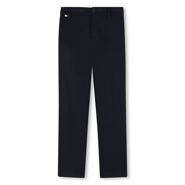 BOSS Navy Trousers J53349
