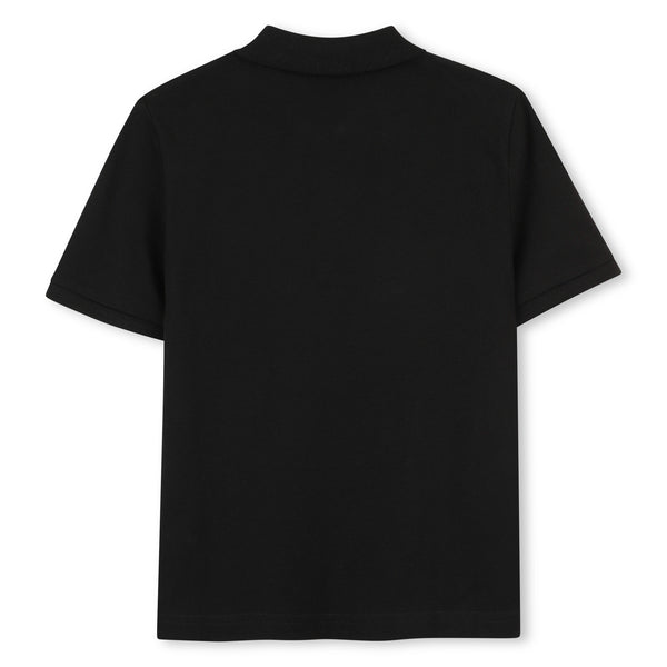 BOSS Boys Black polo shirt j53384