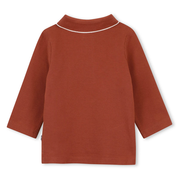 BOSS Crimson Long Sleeve Polo J53481