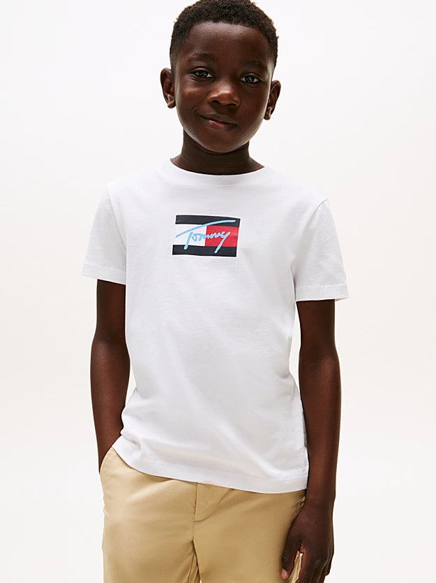 Tommy Hilfiger signature logo crew neck t-shirt