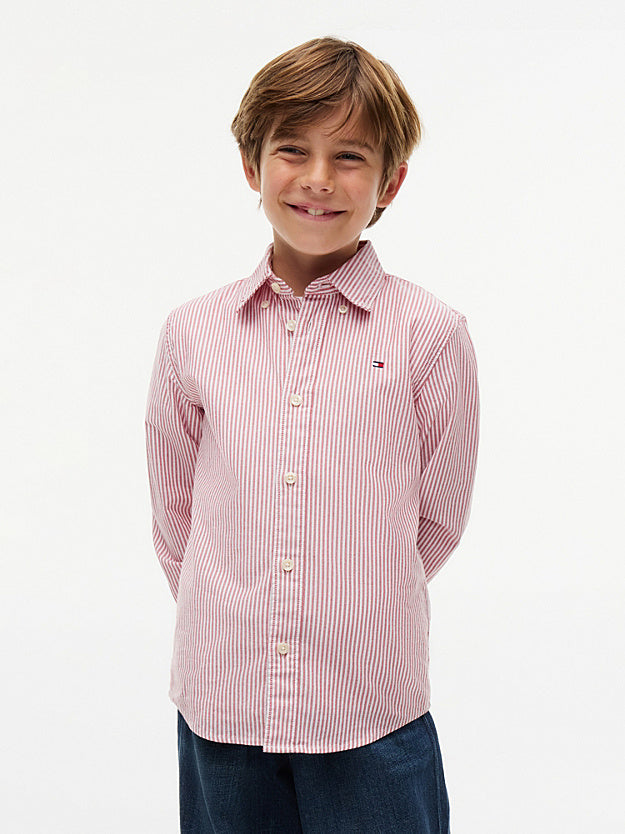 Tommy Hilfiger Flag Oxford Long Sleeve stripe shirt 10192