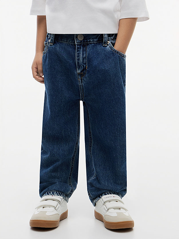 Tommy Hilfiger elasticated waist wide leg denim