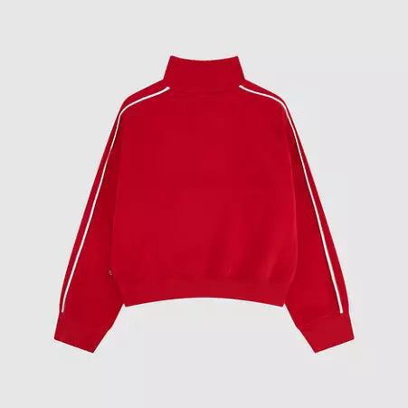 Levis logo half zip sweater