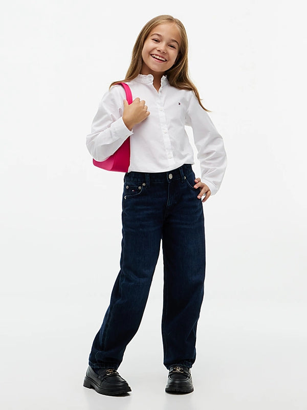 Tommy Hilfiger white ruffle blouse