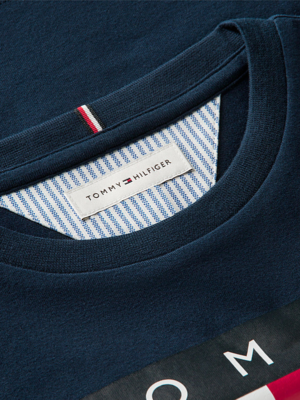 Tommy Hilfiger heritage flag logo t-shirt