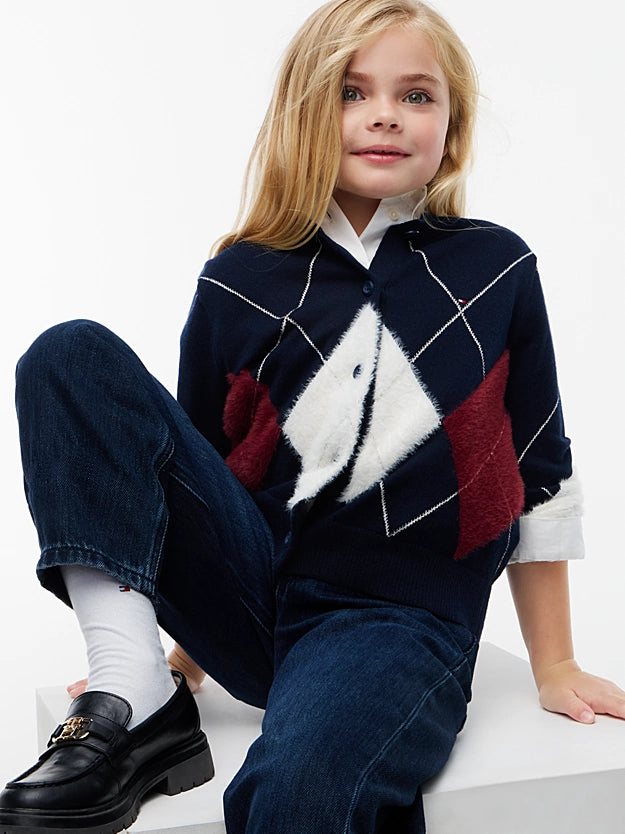 Tommy Hilfiger Argyle Cardigan