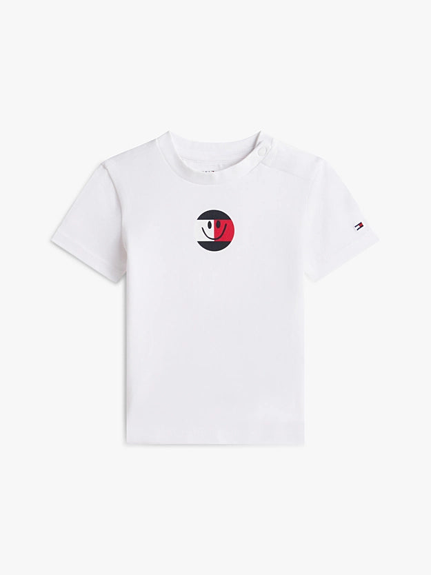 Tommy Hilfiger flag smile tee