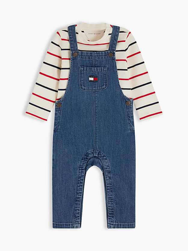 Tommy Hilfiger denim dungaree set