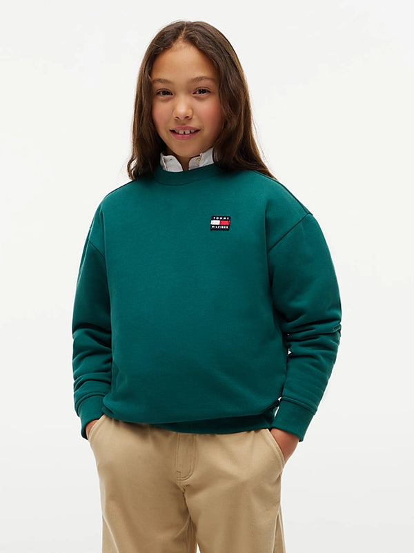 Tommy Hilfiger Flag Logo Crew Neck Sweatshirt